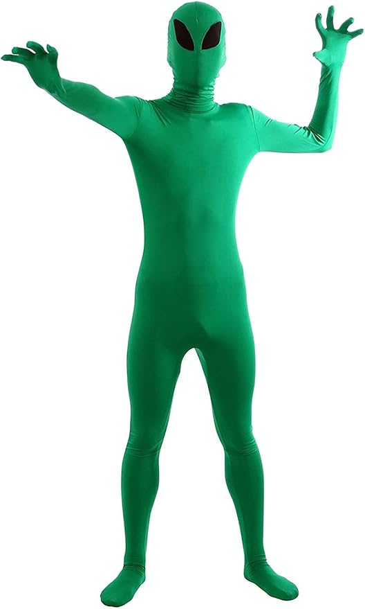 Aniler Men's and Women's Spandex Full Body Zentai Costume Bodysuit