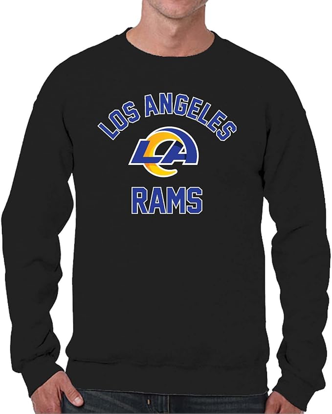 Team Fan Apparel NFL Adult Gameday Football Crewneck Sweatshirt - Cotton Blend - Stay warm, comfortable & stylish on game day