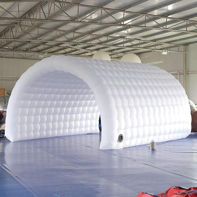 SAYOK Inflatable Tunnel Sports Tunnel Entrance Inflatable Tunnel Tent for Party Event Wedding Exhibition Promotion(Gray, 29.5 x 6.56 x 8.2ft)