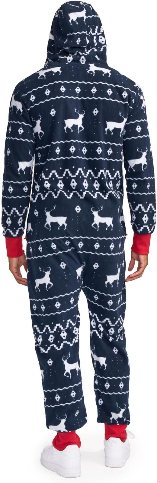 Tipsy Elves Christmas Onesies for Adults - Comfy Unisex Matching Holiday Jumpsuits with Convenient Pockets