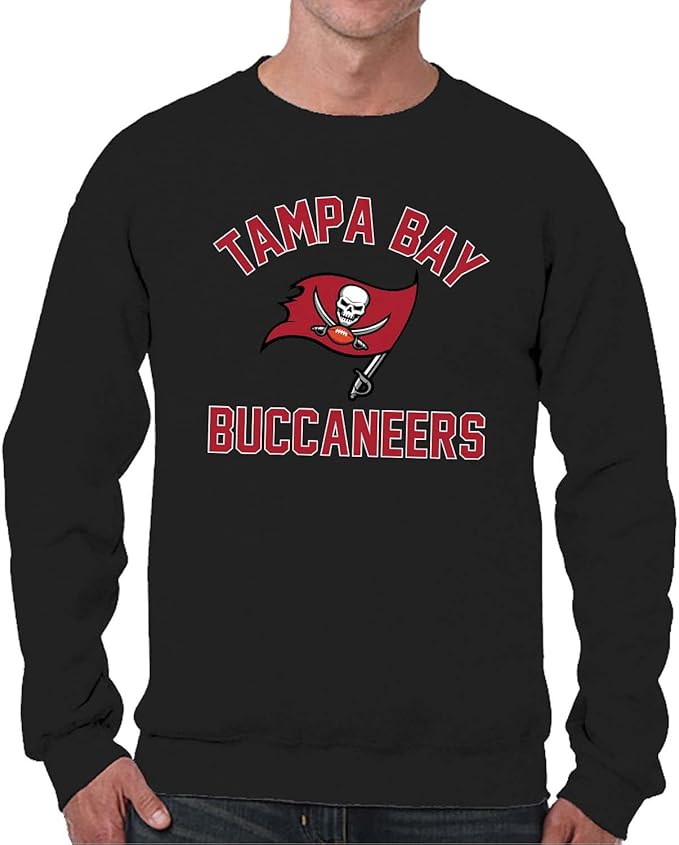 Team Fan Apparel NFL Adult Gameday Football Crewneck Sweatshirt - Cotton Blend - Stay warm, comfortable & stylish on game day