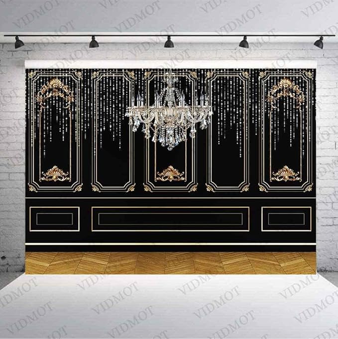 20s Backdrop, Roaring 1920s The Great Gatsby Party Photography Background, Vintage Dance Prom 9x6ft Photo Shoot Booth Props, Cake Table Decor BJLSVV867