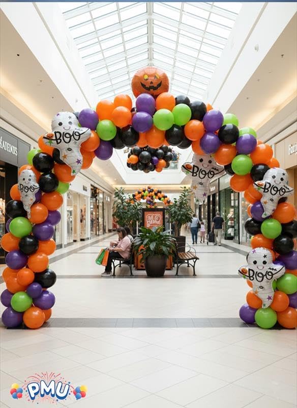 PMU 25 Pc Mummy Ghost 25in Balloon for Halloween Party Spooky Decorations