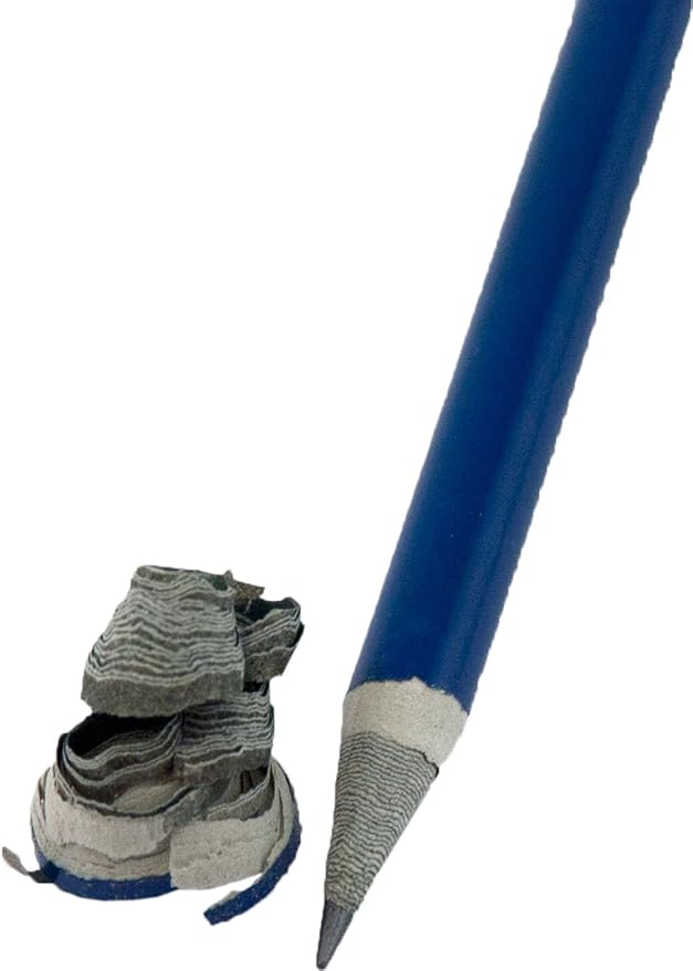 Recycled Newspaper Pencil (Royal Blue) (Full Size Round Painted Pencils) (Earth Friendly Pencil) (Latex Free Eraser) (HB Number 2 Lead) (Box of 144)
