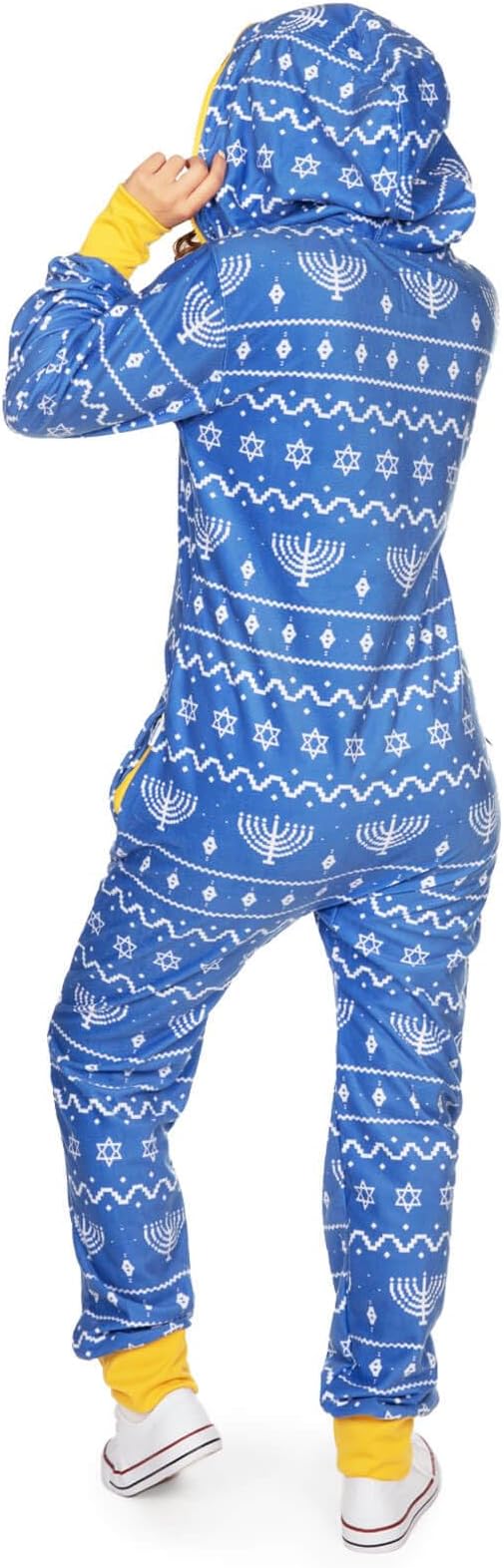 Tipsy Elves Christmas Onesies for Adults - Comfy Unisex Matching Holiday Jumpsuits with Convenient Pockets