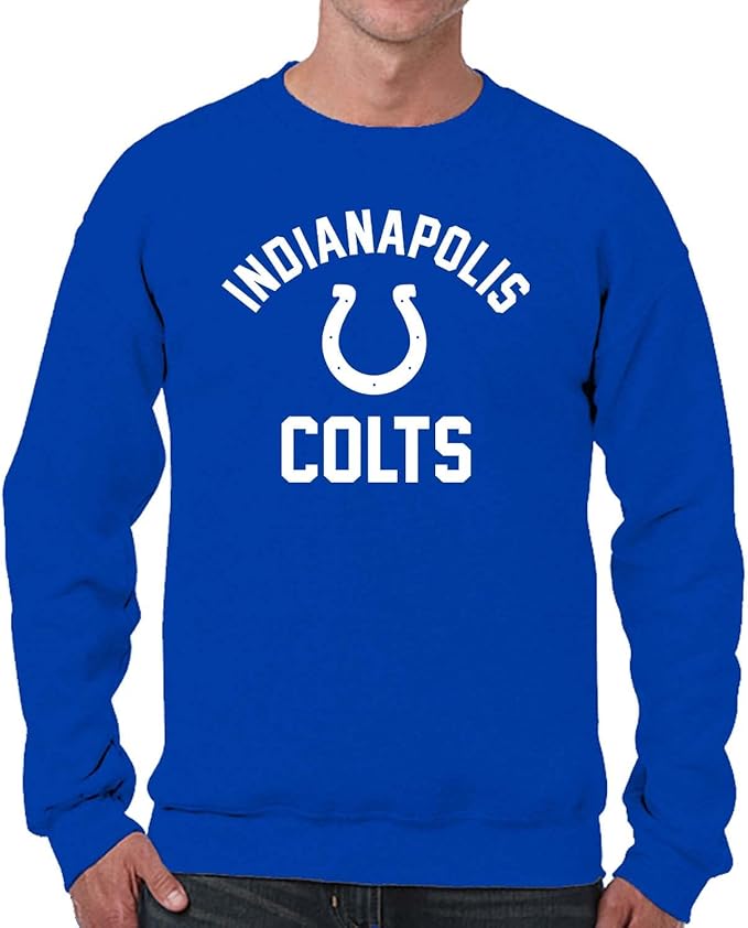 Team Fan Apparel NFL Adult Gameday Football Crewneck Sweatshirt - Cotton Blend - Stay warm, comfortable & stylish on game day