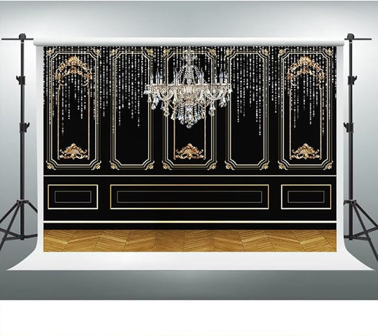 20s Backdrop, Roaring 1920s The Great Gatsby Party Photography Background, Vintage Dance Prom 10x7ft Photo Shoot Booth Props, Cake Table Decor BJLSVV870
