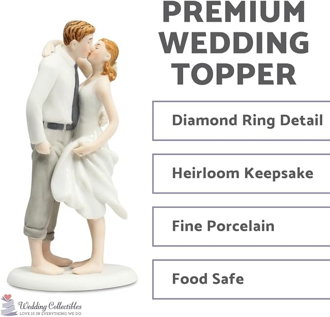 Wedding Collectibles Beach Get Away Wedding Cake Topper