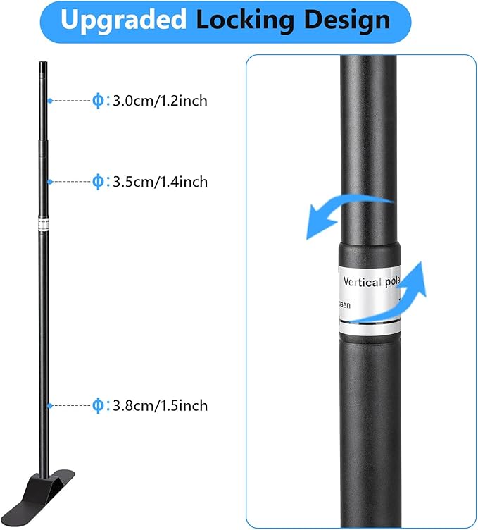 SLOW DOLPHIN Photo Backdrop Banner Stand 10 x 10 Ft Photography Background Stand With Adjustable Telescopic Tube Step and Repeat Frame Stand For Parties Wedding Photo Booth Trade Show,Carrying Bag