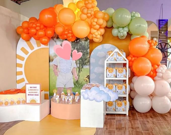 Here Comes The Son Arch Backdrop Cover First Trip Around The Sun Baby Shower Decorations Arch Spandex Cover Groovy Sunshine Birthday Party Fiesta (7.2x4ft Cover,28)