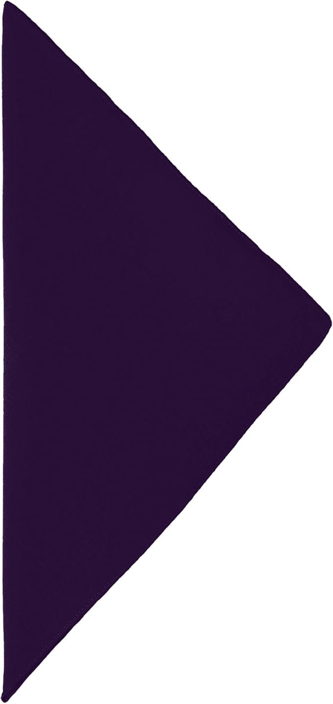 Ultimate Textile Cotton-Feel Purple Cloth Napkins - 17" x 17" (Set of 60) Washable Dining Quality Polyester, Wrinkle & Stain Resistant