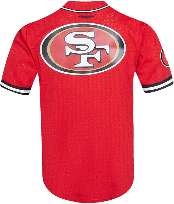 Pro Standard Mens NFL Mesh Button Down Top