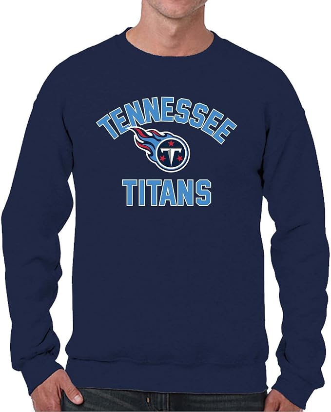 Team Fan Apparel NFL Adult Gameday Football Crewneck Sweatshirt - Cotton Blend - Stay warm, comfortable & stylish on game day