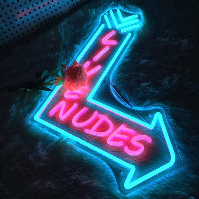 Large Live Neon Sign (20X15inches), Neon Signs for Man Cave & Home Art Decor,USB Powered LED Neon Lights Signs with Dimmer for Bar Office Hotel Pub Cafe Recreation Room Sign