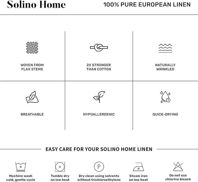 Solino Home Linen Tablecloth 52 x 52 Inch - 100% Pure Linen Laurel Green Square Tablecloth - Fete, Machine Washable Table Throw for Spring, Easter, St Patricks Day