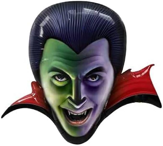 PMU 10 Pc Halloween Party Decoration Accessory 46 Inch Dracula Design Mylar-Foil Balloon