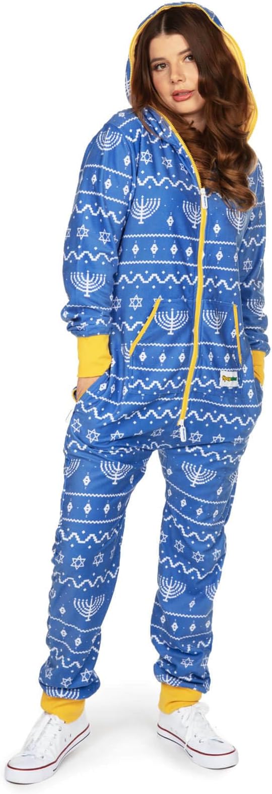 Tipsy Elves Christmas Onesies for Adults - Comfy Unisex Matching Holiday Jumpsuits with Convenient Pockets