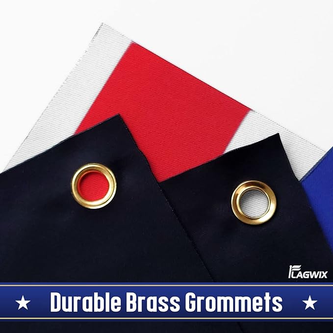 FLAGWIX 4x6 Patriot American Flags, One Nation Under God American Eagle Flag, Decorations For Home, Outside, Inside House, Patriot Decorations - Indoor, Outdoor Decor Flag with Grommetsndoor, Outdoor Decor with Grommets