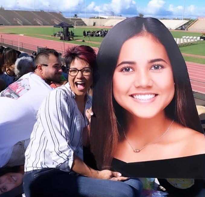 Build A Head - Big Heads Cutout - Custom Cardboard Foam Core - Custom Made Face Cutouts Sign for School Graduation - Huge Cut Out Heads for Graduation Decorations, Props, and Events (3ft., 36" x 24")