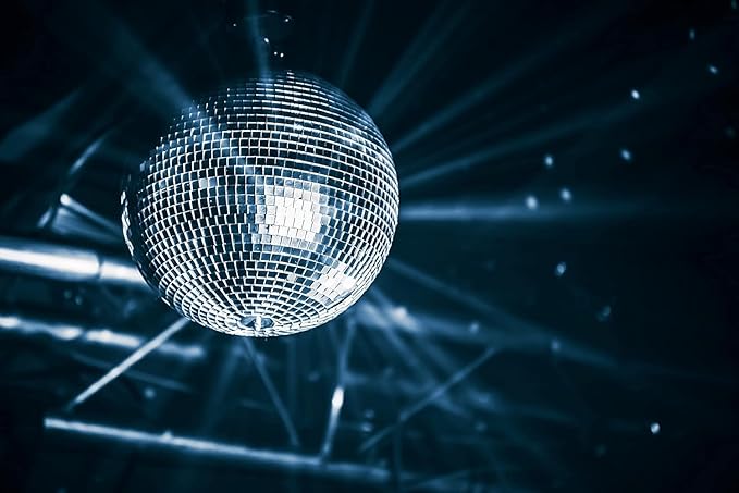 The Dreidel Company Mirror Disco Ball 36-Pack Variety, Silver Hanging Ball with Attached String for Ring, Reflects Light, Fun Party Home Bands Decorations, Party Favor (72-Pack Variety)