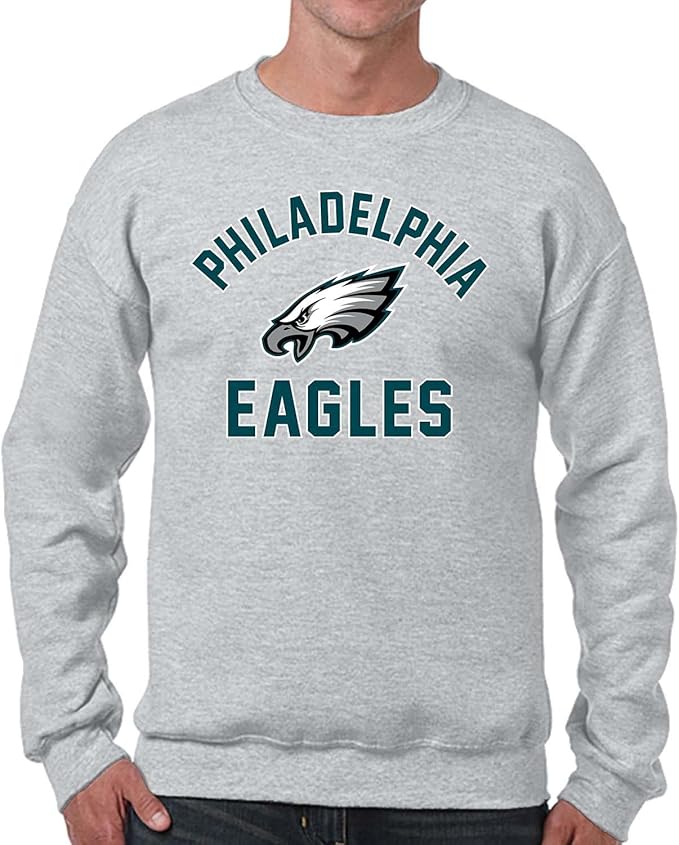 Team Fan Apparel NFL Adult Gameday Football Crewneck Sweatshirt - Cotton Blend - Stay warm, comfortable & stylish on game day
