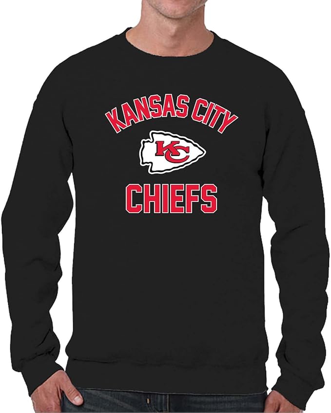 Team Fan Apparel NFL Adult Gameday Football Crewneck Sweatshirt - Cotton Blend - Stay warm, comfortable & stylish on game day