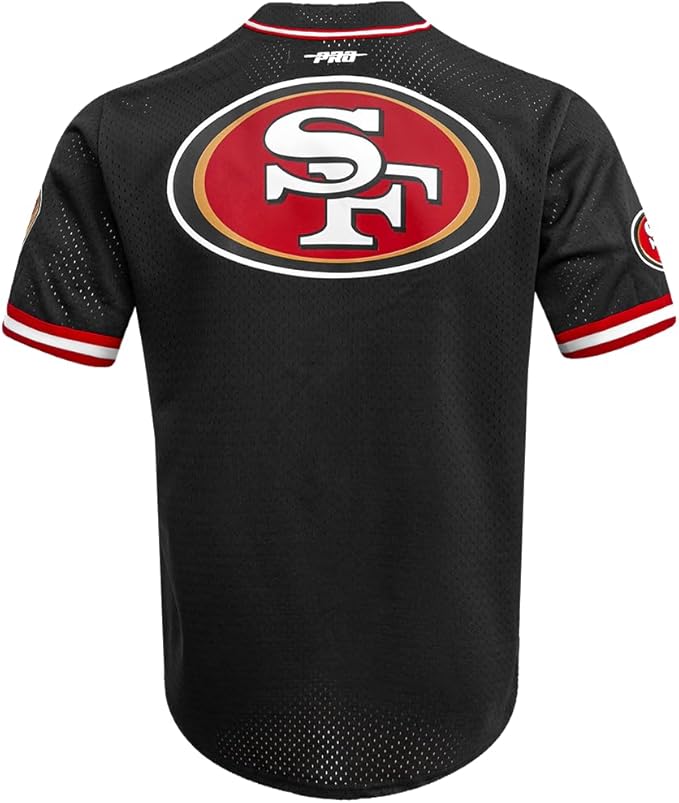 Pro Standard Mens NFL Mesh Button Down Top