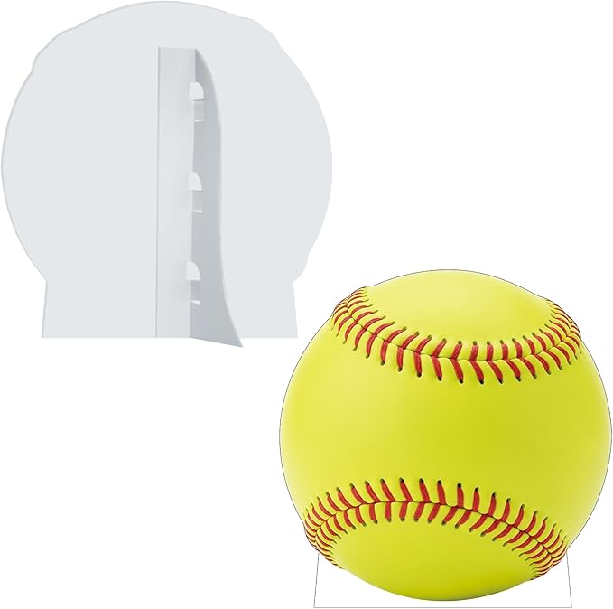 Softball Cardboard Cutout, 4FT Life Size Cutouts Decor for Sports Themed Party Backdrop, Photo Booth Props, Birthday Table Centerpieces, Softball Game Stand Up Display
