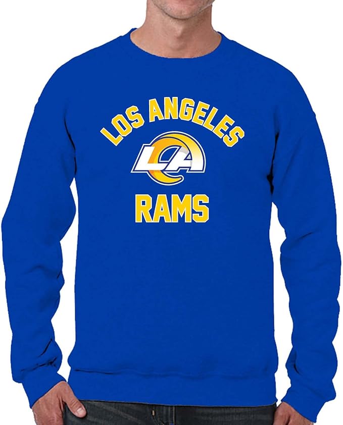 Team Fan Apparel NFL Adult Gameday Football Crewneck Sweatshirt - Cotton Blend - Stay warm, comfortable & stylish on game day
