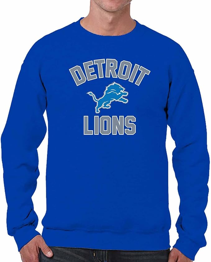Team Fan Apparel NFL Adult Gameday Football Crewneck Sweatshirt - Cotton Blend - Stay warm, comfortable & stylish on game day