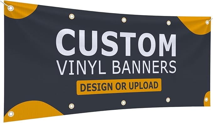 GotPrint Custom Banner 13oz Matte | Personalized Custom Vinyl Banner for Grand Openings, Graduations, Parties, Event Promotions | Add Your Text, Logos, Image, Indoor or Outdoor Use, 4 ft x 10 ft