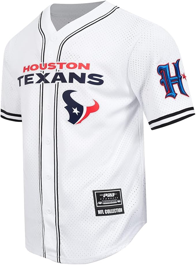Pro Standard Mens NFL Mesh Button Down Top