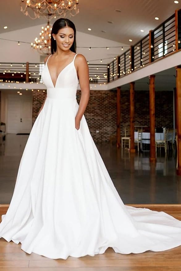 Boho Lace Wedding Dresses for Bride 2026 Tulle Long Sleeve Wedding Dress Ball Gowns Satin Mermaid Bridal Gown