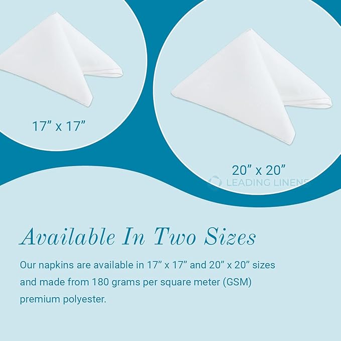 Polyester Cloth Napkins - Washable Soft Table Linens - Durable & Elegant for Dining, Restaurants, Weddings, Events, Rentals, Banquets, & Parties - Premium Quality Set of 150, Red, 17"x17"