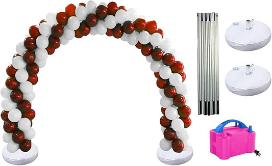 Balloon Arch Deluxe DIY Professional Kit with St. Valentine's Day Red and White Balloons (1/Pkg) Pkg/1