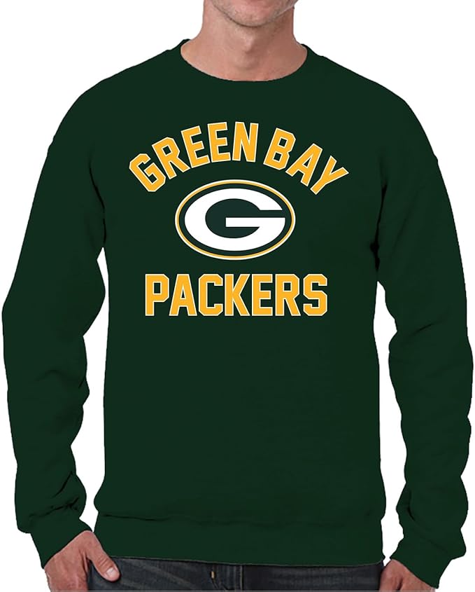 Team Fan Apparel NFL Adult Gameday Football Crewneck Sweatshirt - Cotton Blend - Stay warm, comfortable & stylish on game day