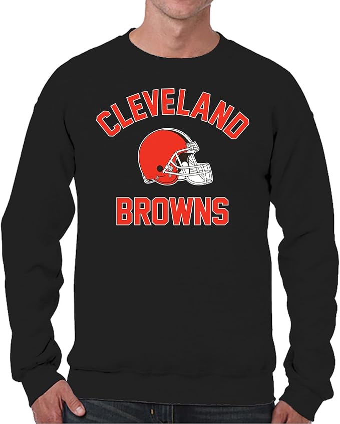 Team Fan Apparel NFL Adult Gameday Football Crewneck Sweatshirt - Cotton Blend - Stay warm, comfortable & stylish on game day