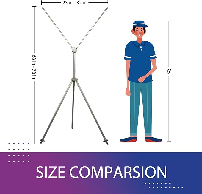 BillyPrint Custom Banner with X Stand 32x78" | Personalized X Banner Stand for Advertising, Stores, TradeShow, Restaurant, Event, Birthday & Party | Fast delivery | HD Print With Travel Bag - 1 unit