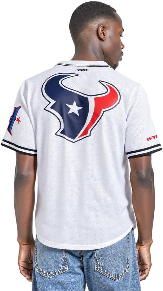 Pro Standard Mens NFL Mesh Button Down Top