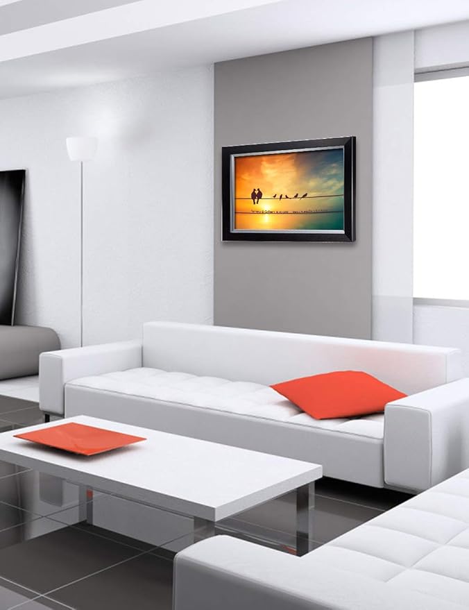 IPIC - We Are Family Personalized Artwork with Names, Customized Gift for Anniversary. Giclee Wall Art with High Grade Frame. Picture Size: 24x16,Total Size: 27X19