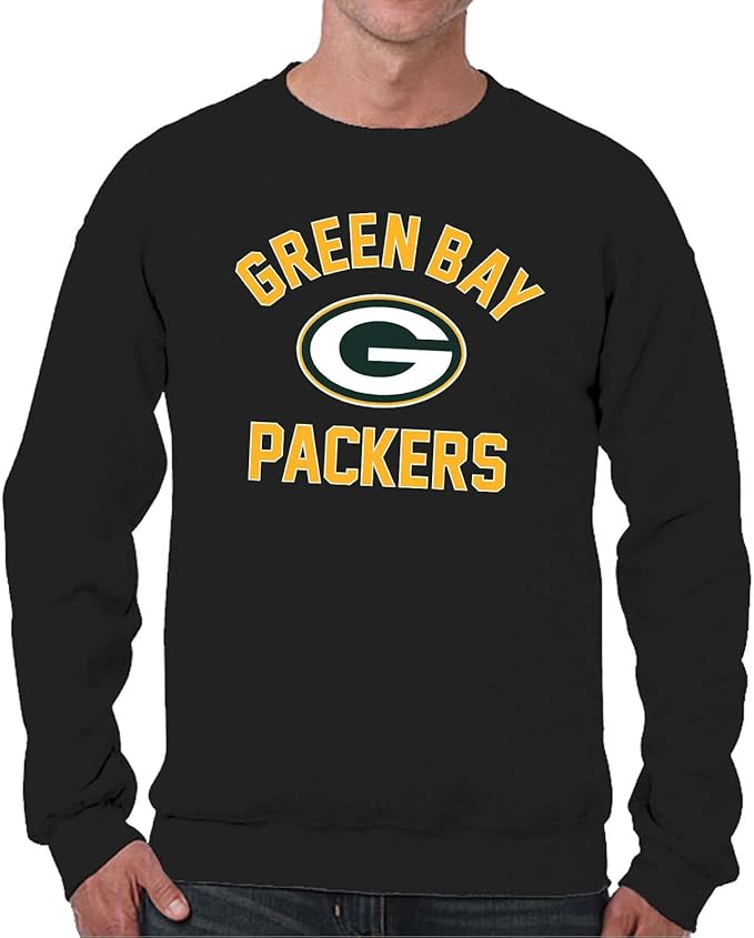 Team Fan Apparel NFL Adult Gameday Football Crewneck Sweatshirt - Cotton Blend - Stay warm, comfortable & stylish on game day