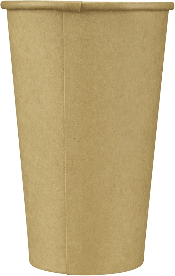 Karat 16z Kraft Paper Coffee Cups [1,000 ct] Disposable, Leak-Resistant Double Poly-Lined Hot Cups | Ideal for Cafes & Offices, 90mm