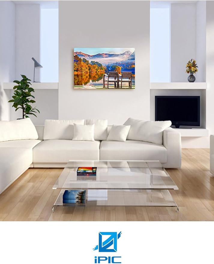 IPIC - Grow Old Together, Personalized Artwork with Names and Date on, Customized Gift for Anniversary,Wedding,Birthday and Holidays. 24x16