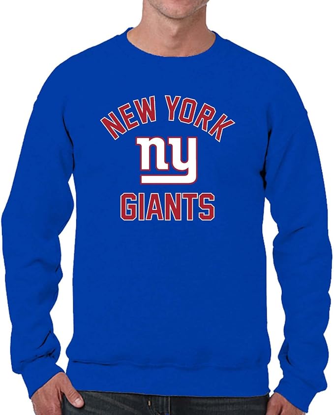 Team Fan Apparel NFL Adult Gameday Football Crewneck Sweatshirt - Cotton Blend - Stay warm, comfortable & stylish on game day