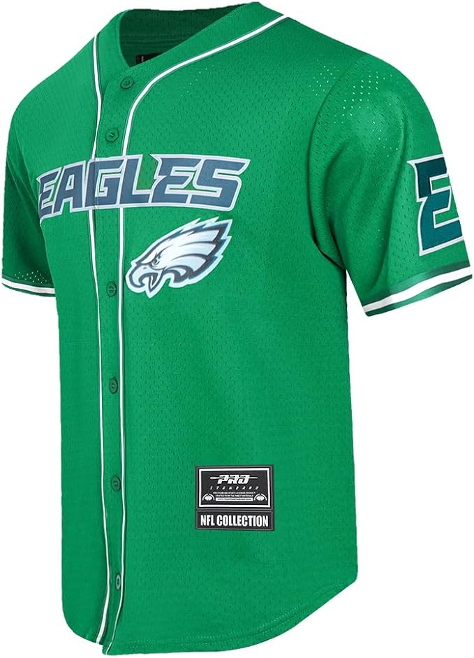 Pro Standard Mens NFL Mesh Button Down Top