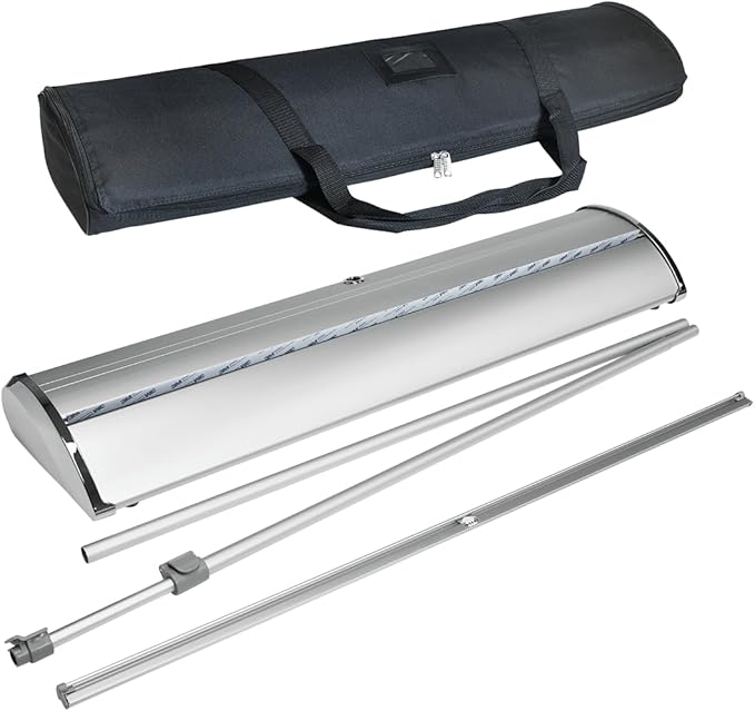 Deluxe Retractable Banner - Customizable Full Color Design Roll Up Banner with Carry On Case (Customizable, 36" x 81" Deluxe Single Sided)