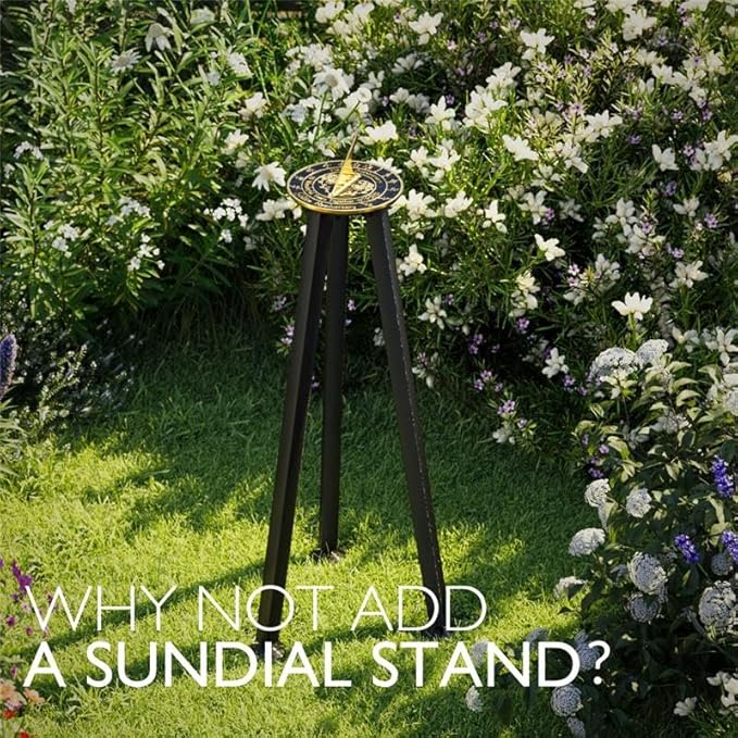 Anniversary Sundial Gift for 20th China Wedding Anniversary in 2025 - Recycled Metal Home Decor Or Garden Present Idea - Handmade in UK for Him, Her Parents Or Couples 20 Year Celebration