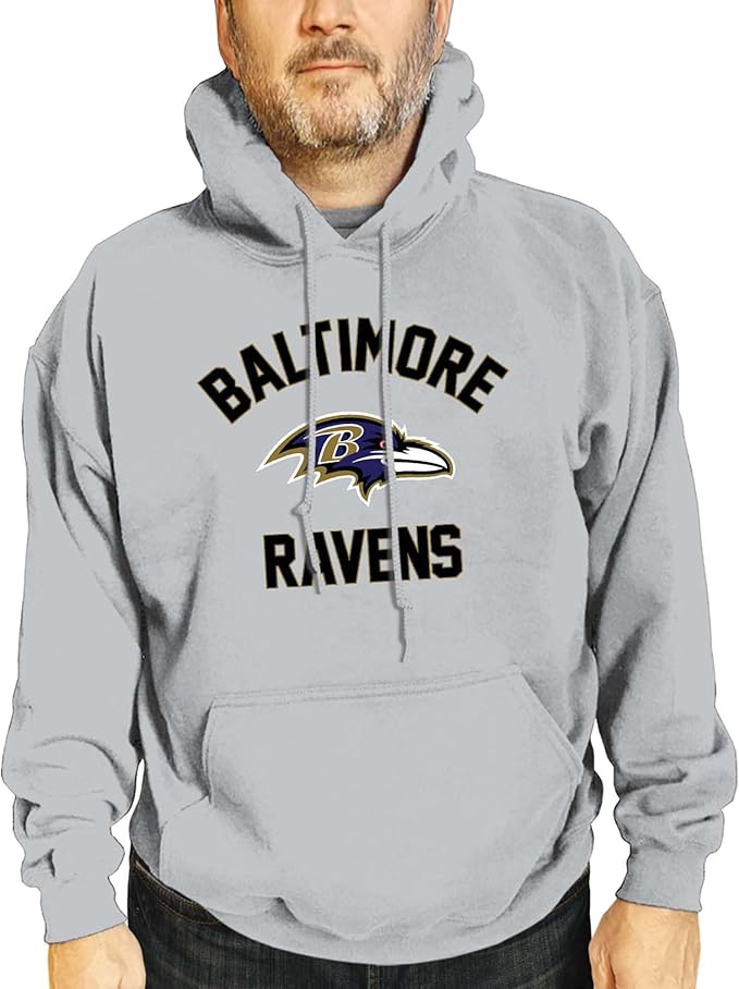 Team Fan Apparel NFL Adult Gameday Hooded Sweatshirt - Poly Fleece Cotton Blend - Stay Warm and Represent Your Team in Style