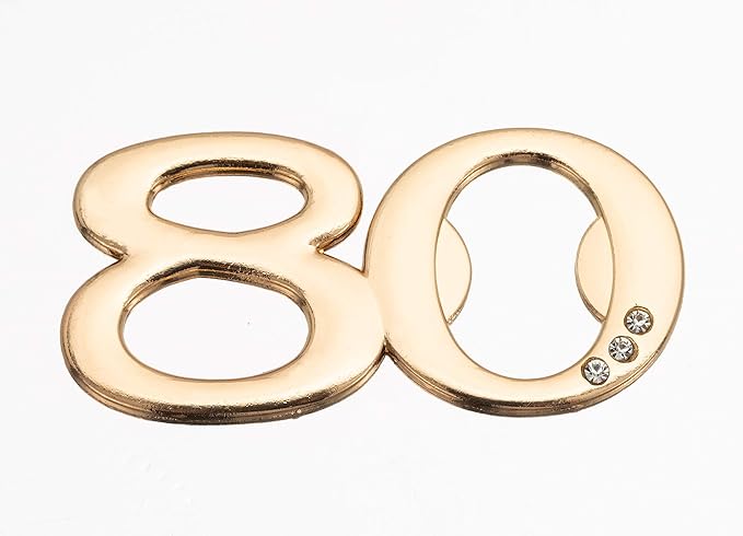 YKLIGTN 24PCS Latest 80 Bottle Openers for 80th Birthday Party Favors or Wedding Anniversary Party Gifts Souvenirs Decorations for Guests