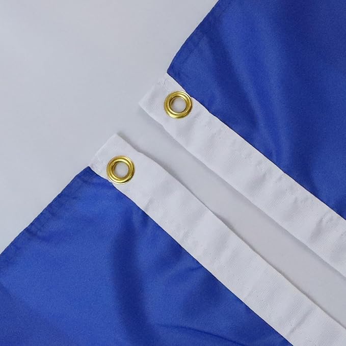 AZ FLAG Set of 5 El Salvador Flags - 90 x 60 cm - Salvadoran Flag 100% Polyester with Integrated Metal Eyelets